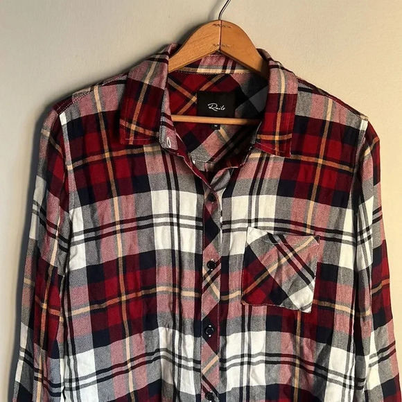 Rails Hunter Shirt Merlot Navy Gold - Picture 4 of 12